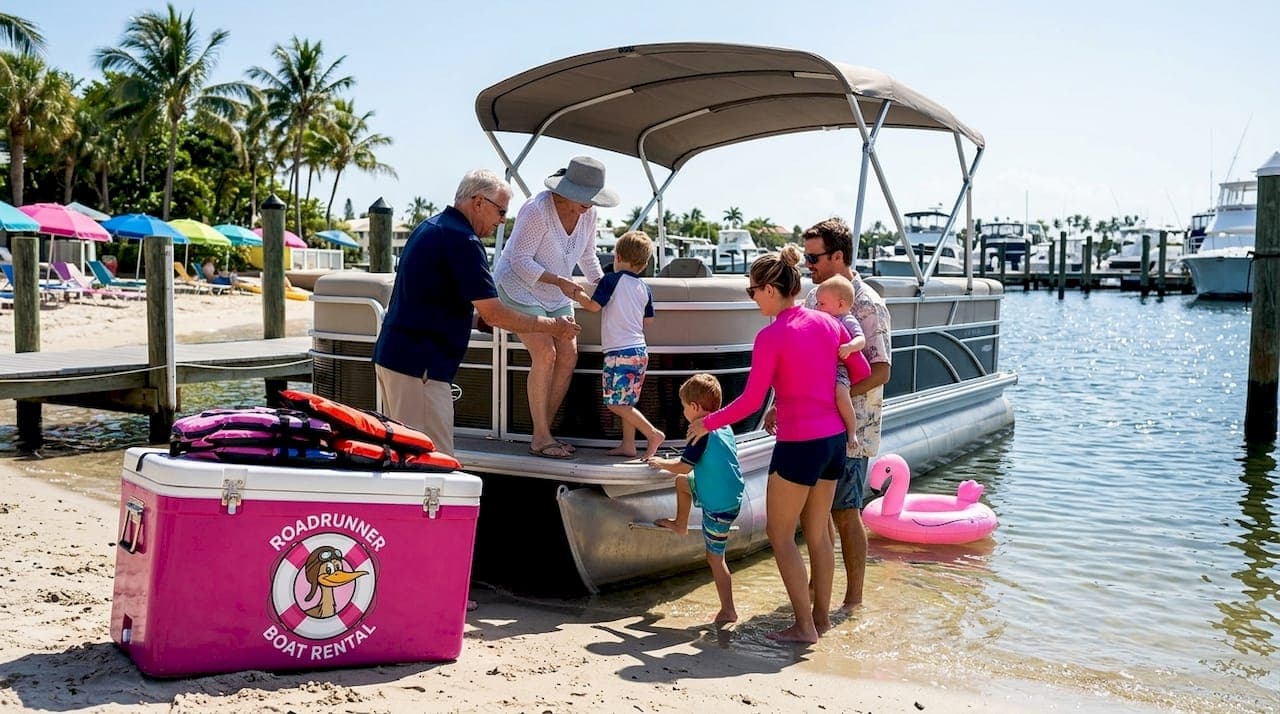 Best occasions to rent a pontoon in Boca Raton