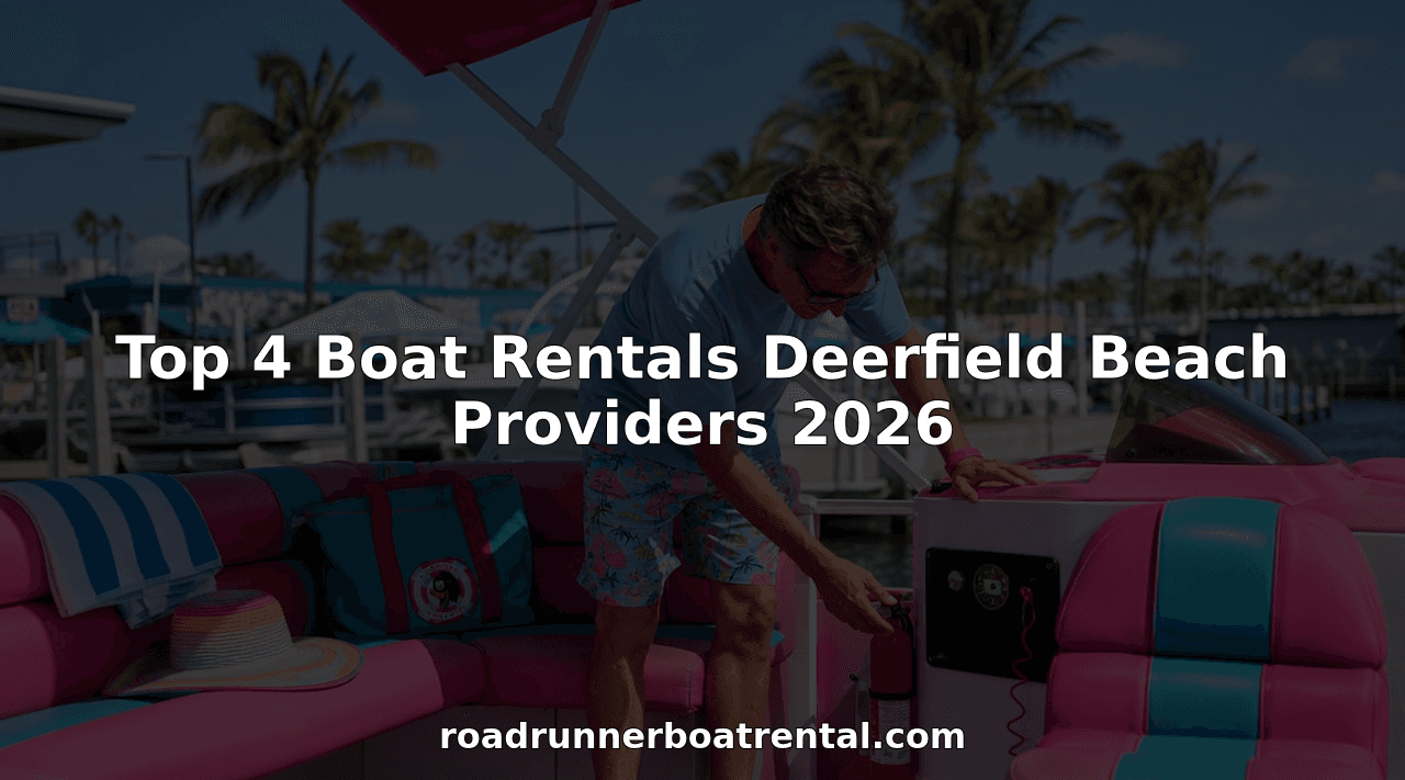 Top 4 Boat Rentals Deerfield Beach Providers 2026