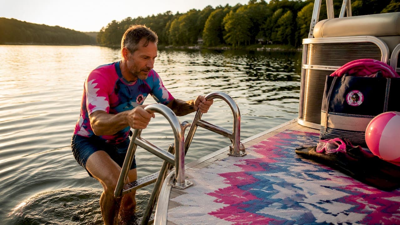 Pontoon Swim Ladder: Types, Safety, and Installation